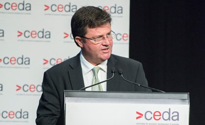 Professor Paul Gollan, Director of AIBE speaking at CEDA 2016