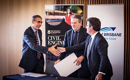 UQ and Port of Brisbane signing venture