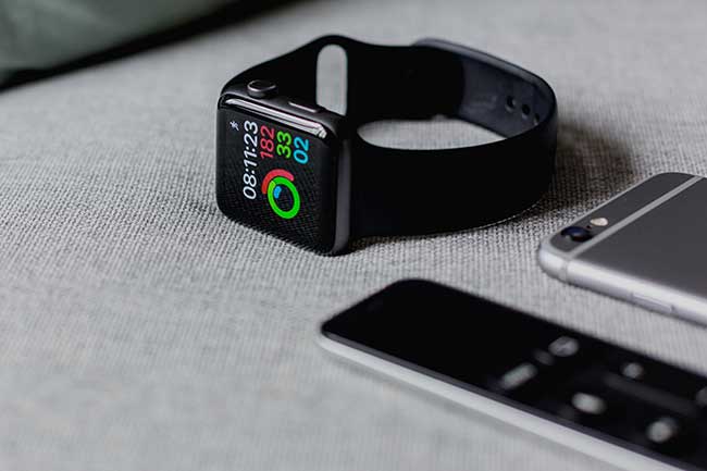 digital watch with health app
