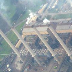 Hazelwood Power Station seen from the air, photo by Mriya, CC BY-SA 3.0, via Wikimedia Commons