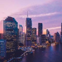 Brisbane city by night
